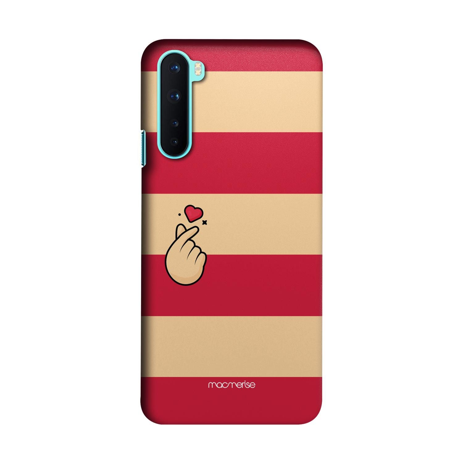 Korean Heart Sign - Sleek Case for OnePlus Nord