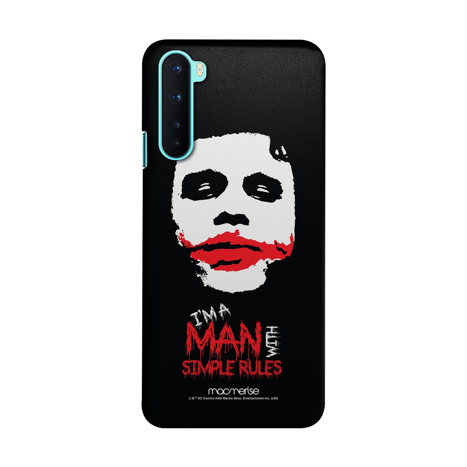 Man With Simple Rules - Sleek Case for OnePlus Nord