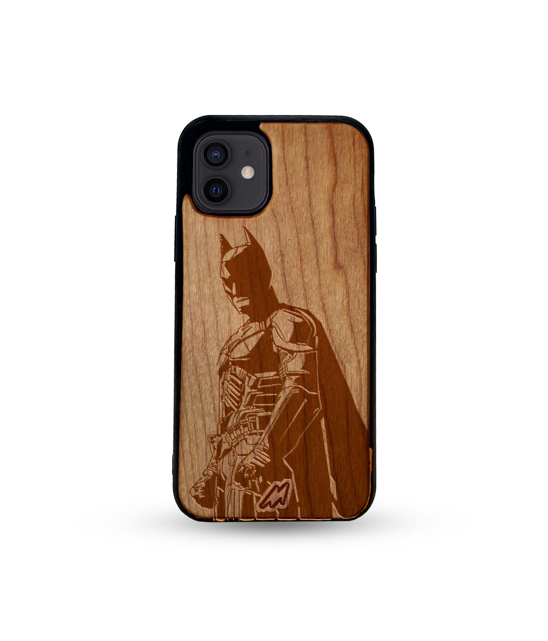 The Dark Knight Rises - Light Shade Wooden Wooden Phone Case for iPhone 12