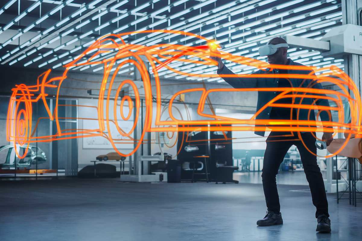 3D surface models can be used to prototype new technology, among many other applications. A new suite of algorithms developed by Tao Ju will make it easier for anyone to create 3D surface models by drawing curves, whether on the computer screen or in virtual reality. (Photo: Adobe Stock)