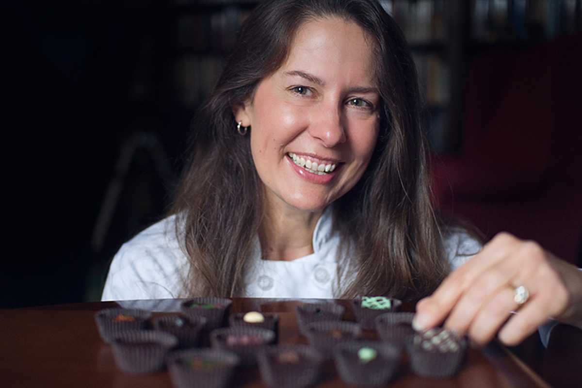 Alumna Brenda Barnicki of Bellafina Chocolates in Kingsport, Tenn. (Courtesy photo)