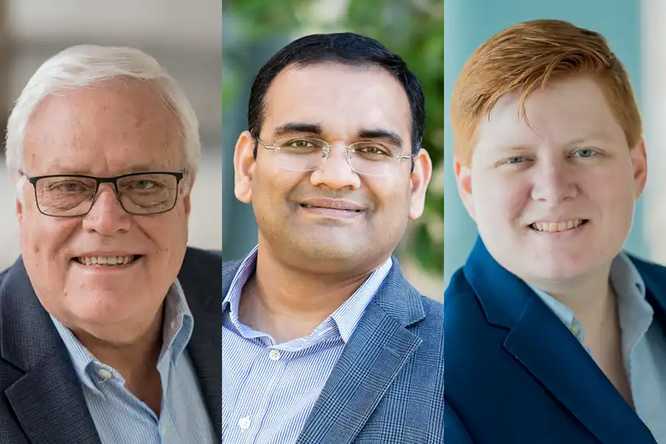 Pictured (l – r): Ehrhard, Ramani, Wyckoff