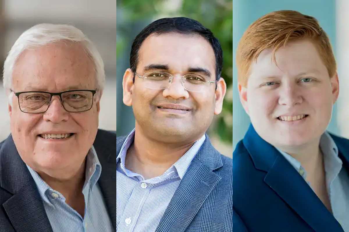 Pictured (l – r): Ehrhard, Ramani, Wyckoff