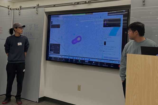 Students presented solutions that demonstrated an entrepreneurial mindset and innovation in action, by developing new solutions and software to support the Department of Defense. (Courtesy photo)