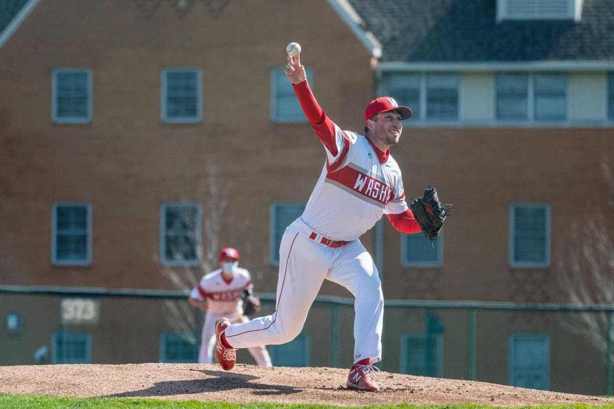 Senior Ryan Loutos is the staff ace for No. 1-ranked Washington University. He's 9-1 with a 1.16 ERA this season. (Washington University photo)