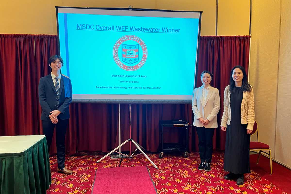 (From left) Sean Hwang, Yue Rao, Jiasi Sun. (Credit: Zhen (Jason) He