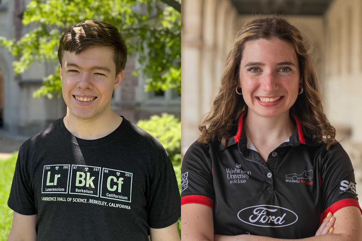 Pictured, left to right: Cook and Schwabl