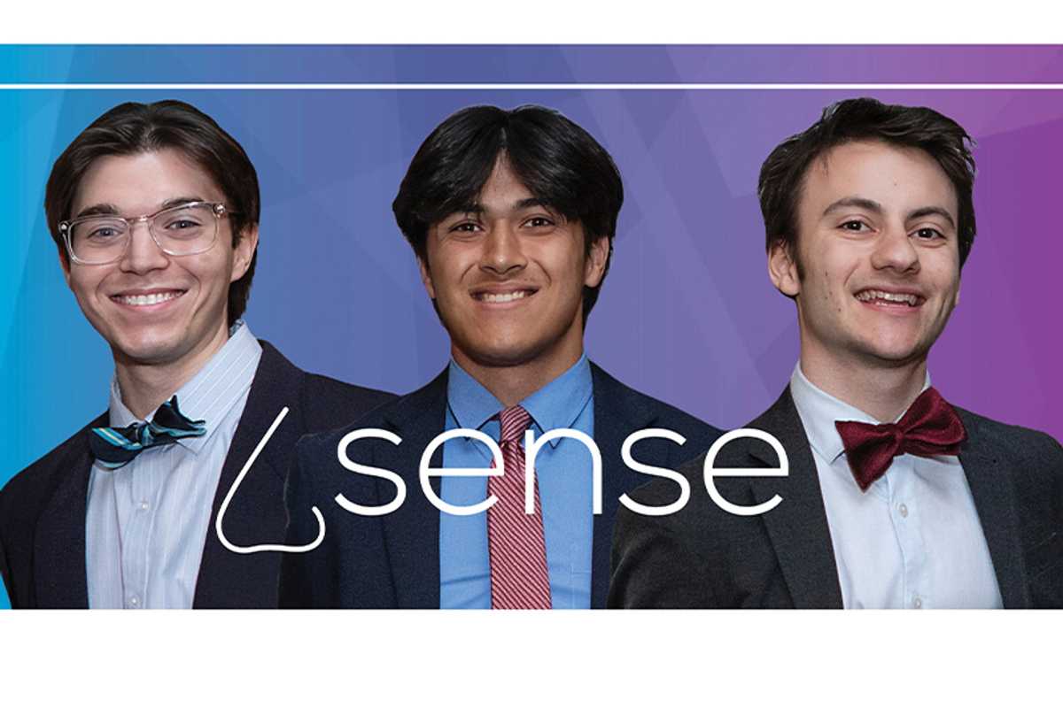 Pictured: left to right, Myles (Max) Miller, Cameron Freeman and Nicolas Chicoine 