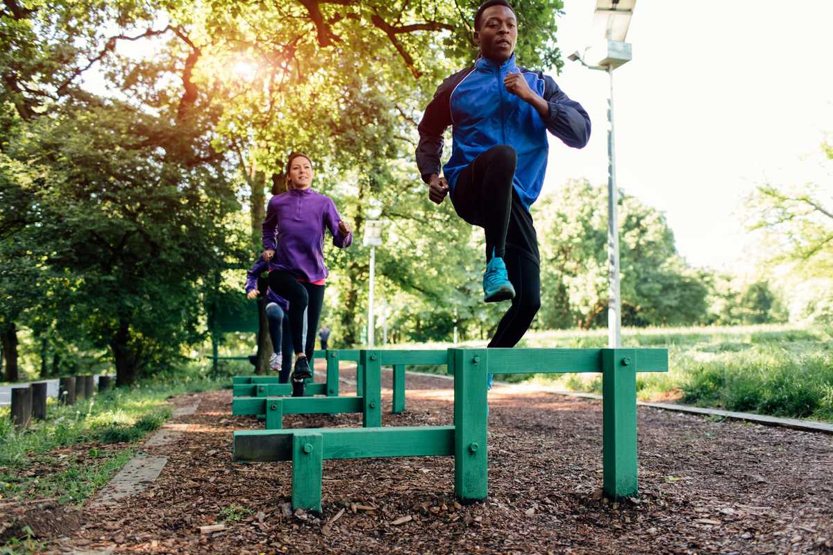 Migrating cells are susceptible to physical disruptions in their environment, losing speed and direction when they encounter obstructions, just like runners navigating an obstacle course. (iStock photo)