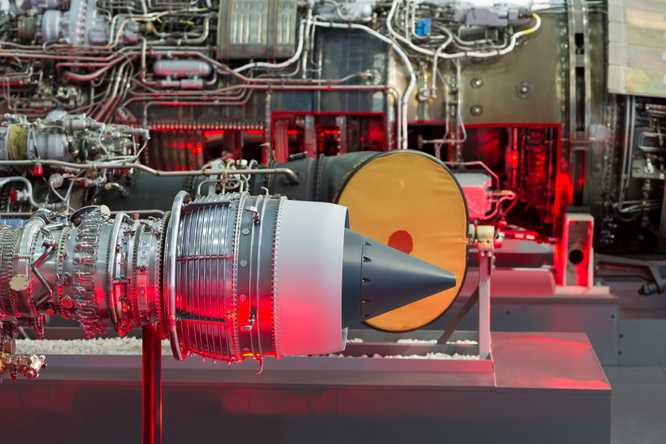 James Friend and collaborators from University of California, San Diego; University of Central Florida and University of Florida, plan to integrate artificial intelligence and physics-based simulation to help design better fuel injectors for advanced aircraft and engines with intricately designed engines with a $4.25 million grant from DARPA. (Credit: iStock photo)