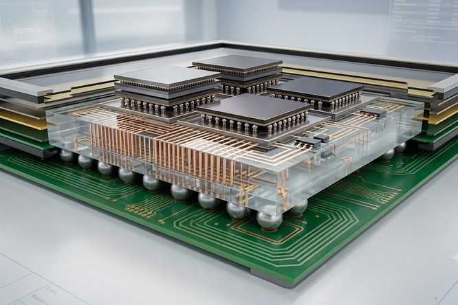 Sang-Hoon Bae will use his National Science Foundation CAREER Award to create the first framework for single-crystal semiconductor growth on glass and lay the scientific foundation for “active glass” platforms where glass supports mechanical and thermal functions and integrates embedded functions such as logic, memory and sensing. (Credit: Bae lab) 