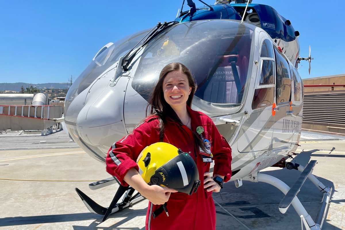 McAmis, a chemical engineering alum from the McKelvey School of Engineering, developed an app to help care for human trafficking victims. McAmis is a second-year resident in emergency medicine at Stanford Medical Center. (Courtesy photo)