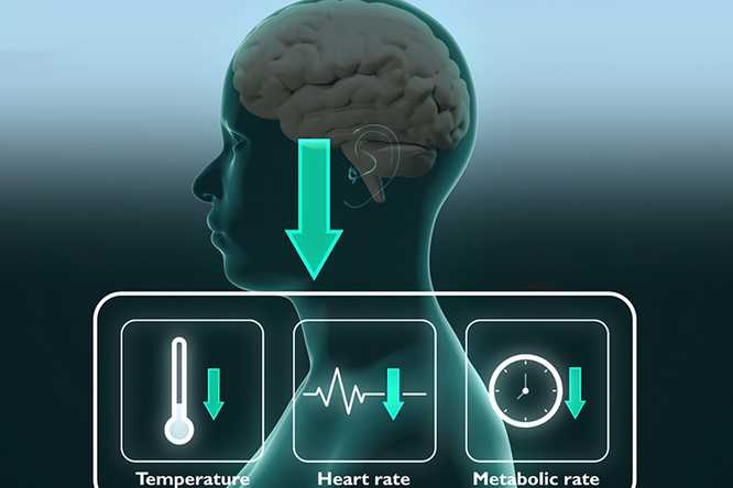  A team of researchers at Washington University in St. Louis is in pursuit of translating induced, or synthetic, torpor into potential solutions for humans, such as when there is reduced blood flow to tissues or organs, to preserve organs for transplantation or to protect from radiation during space travel. (Credit: Chen lab)