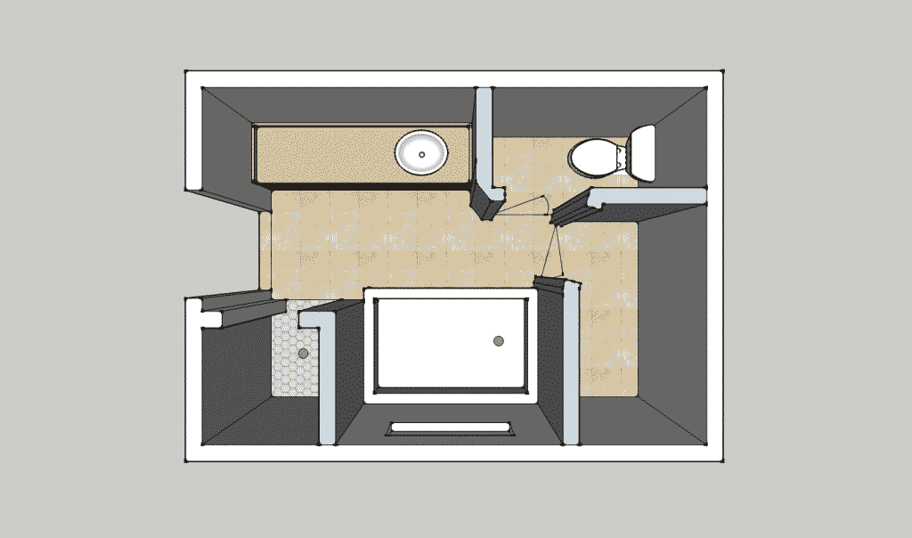 Master bath before