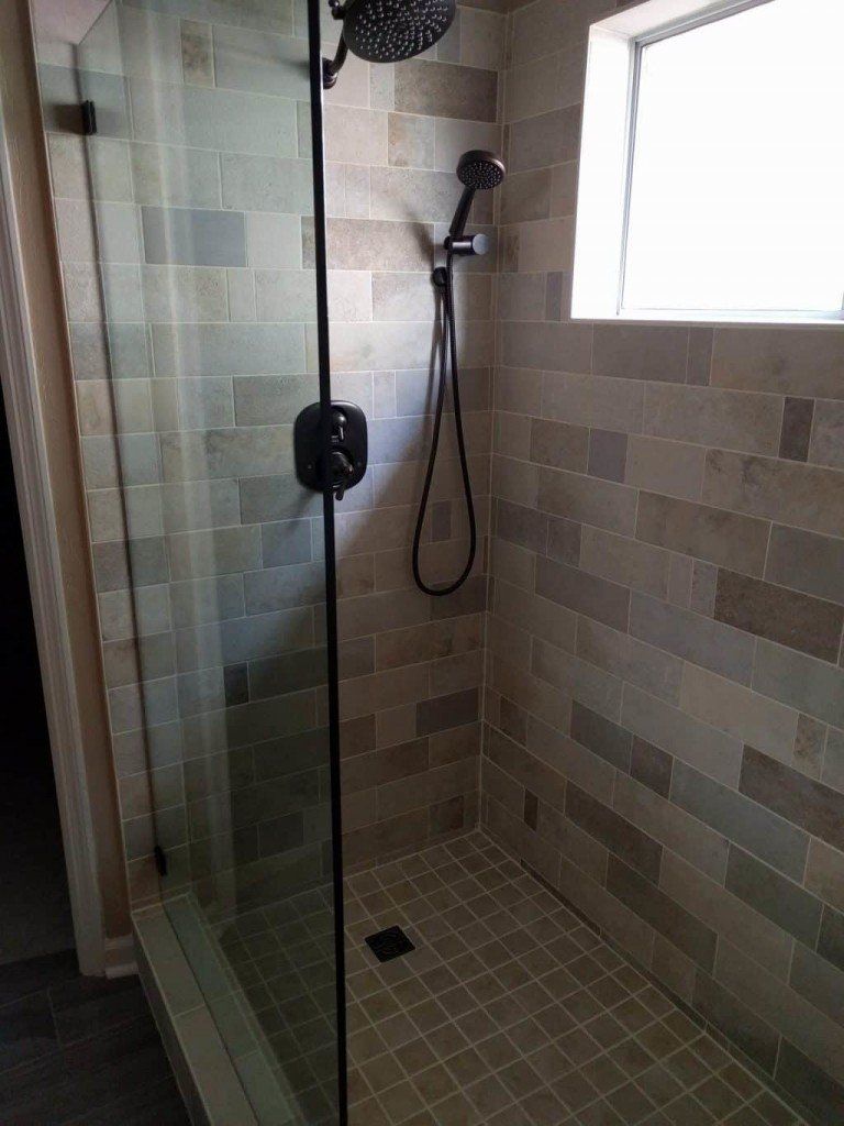 Contemporary Walk In Shower For A Master Bath Remodel In Tallahassee