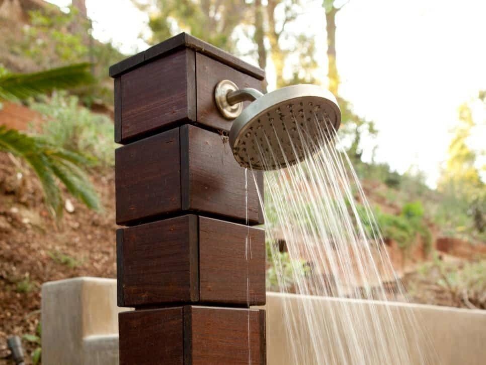 Insulating Outdoor Shower in Tallahassee