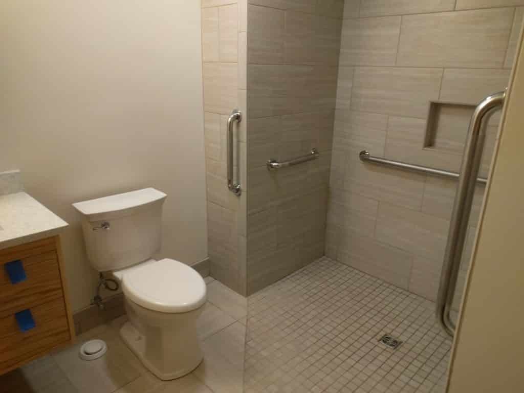 Grab bars for toilet