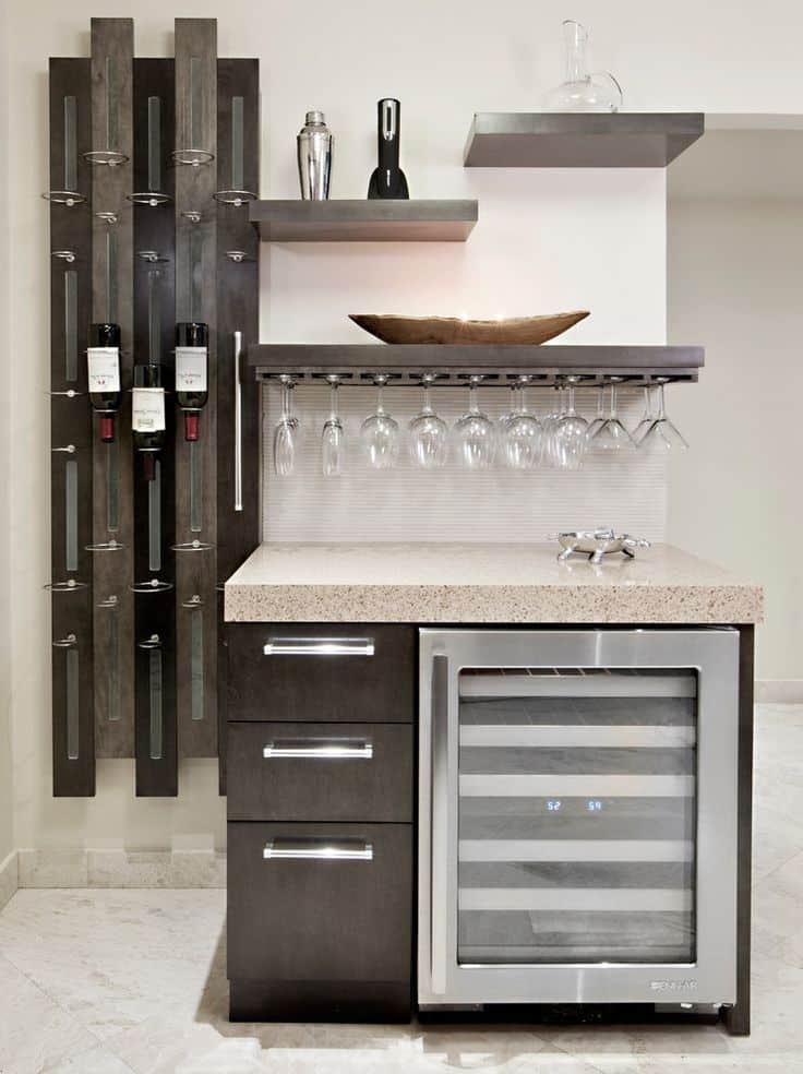 kitchen storage MCMANUS KITCHEN AND BATH KITCHEN REMODELING WET BAR