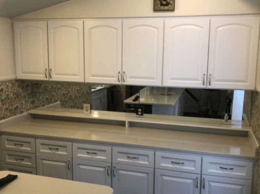 Mid Sized Kitchen Cabinet Reface in Betton Woods- $15,400