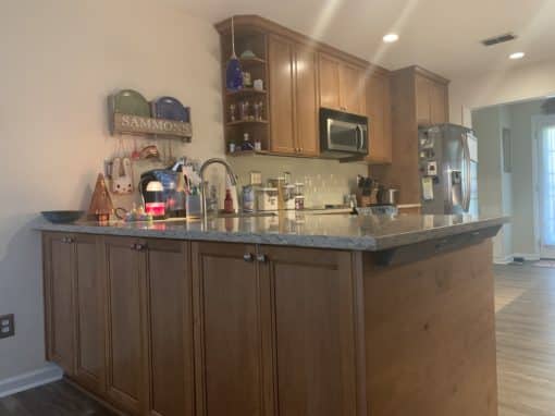 Wood Cabinets and Quartz Counters- $48,200