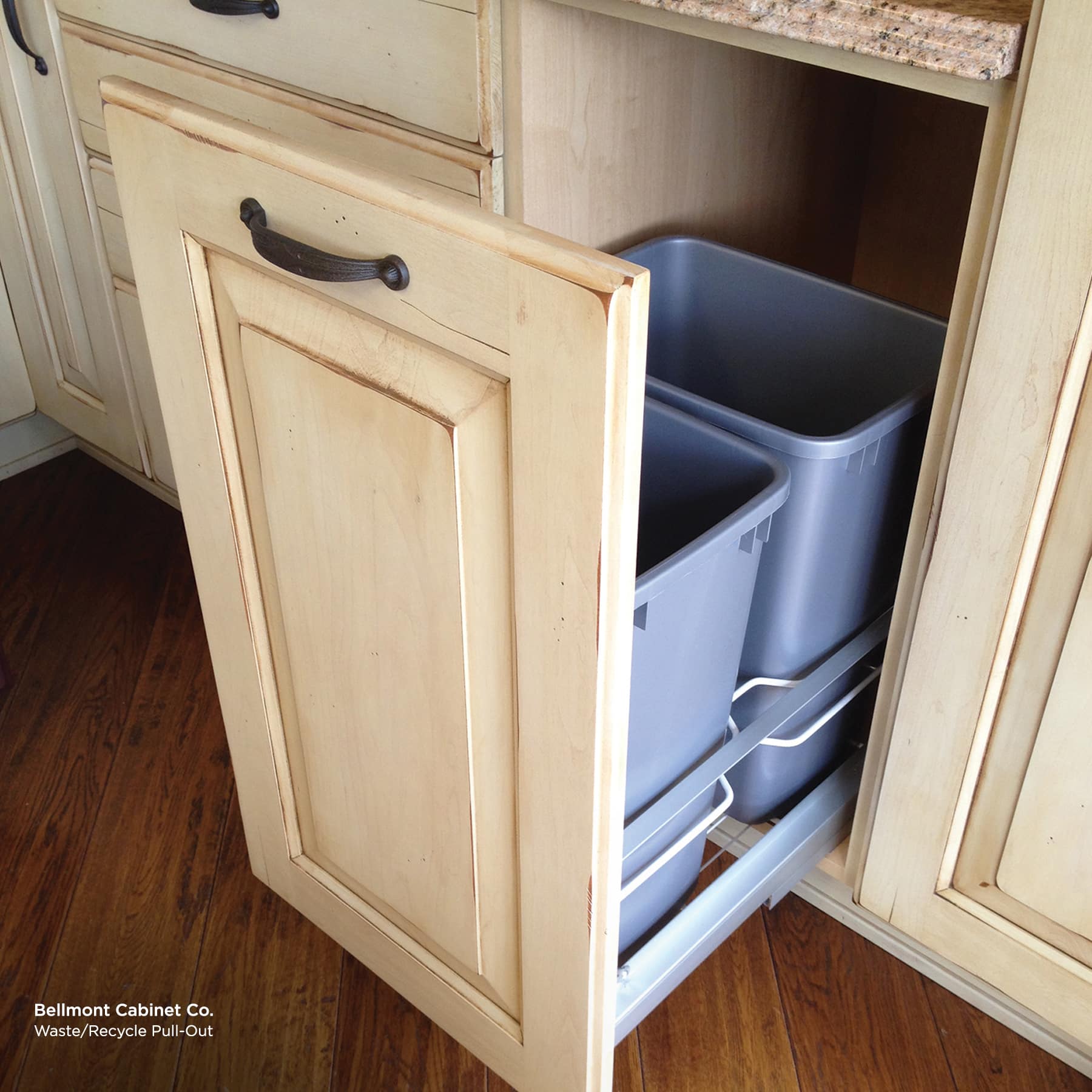 Accessories Waste Recycle Pull-Out Kitchen Cabinet Refacing Trash Pullout