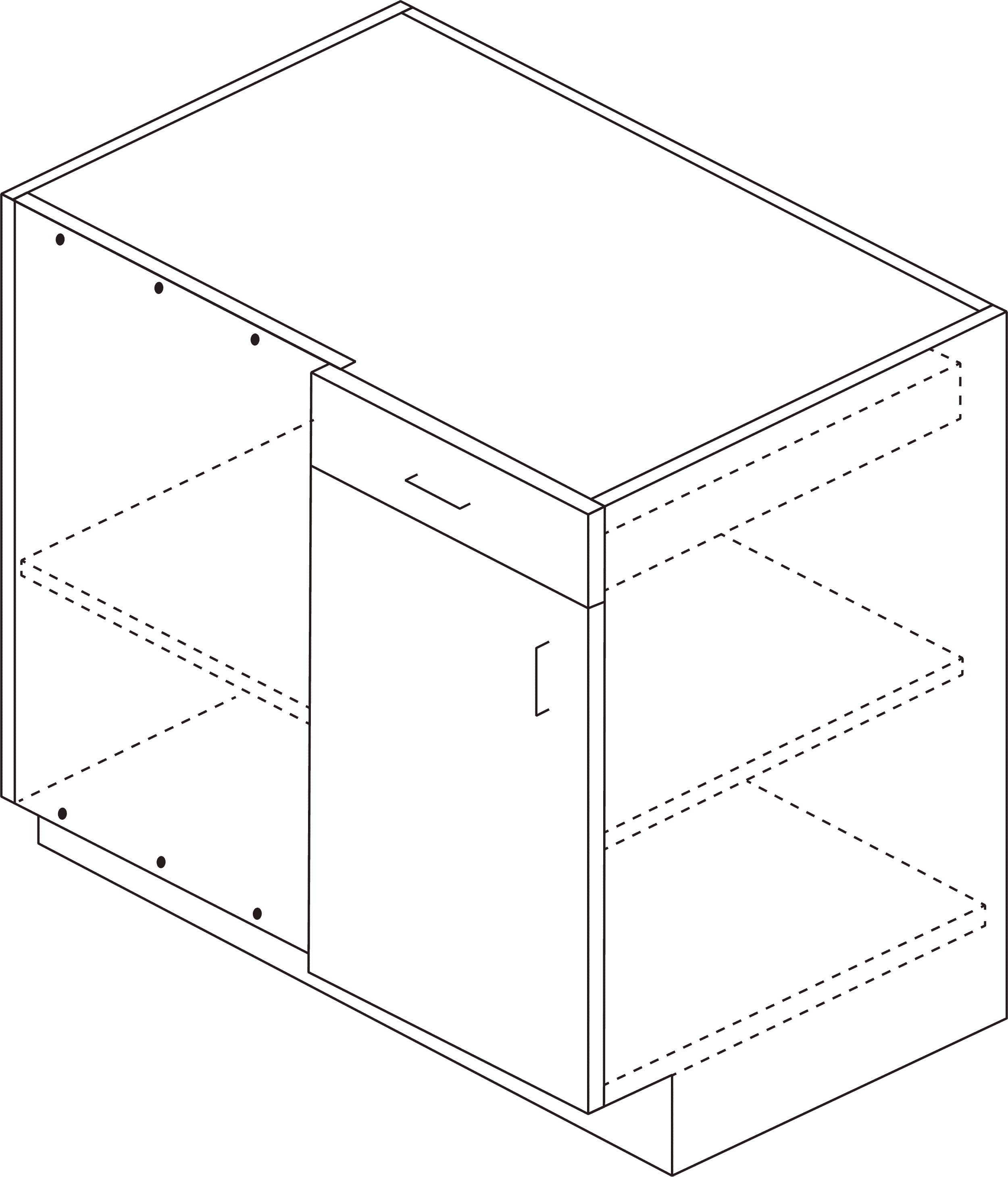 Blind Corner Cabinet Bellmont Blind Corner Cabinet