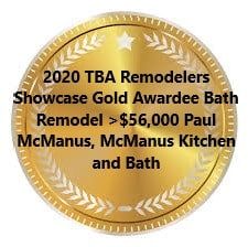 RSA Gold Bathroom Paul McManus2 Remodeler's showcase Awards