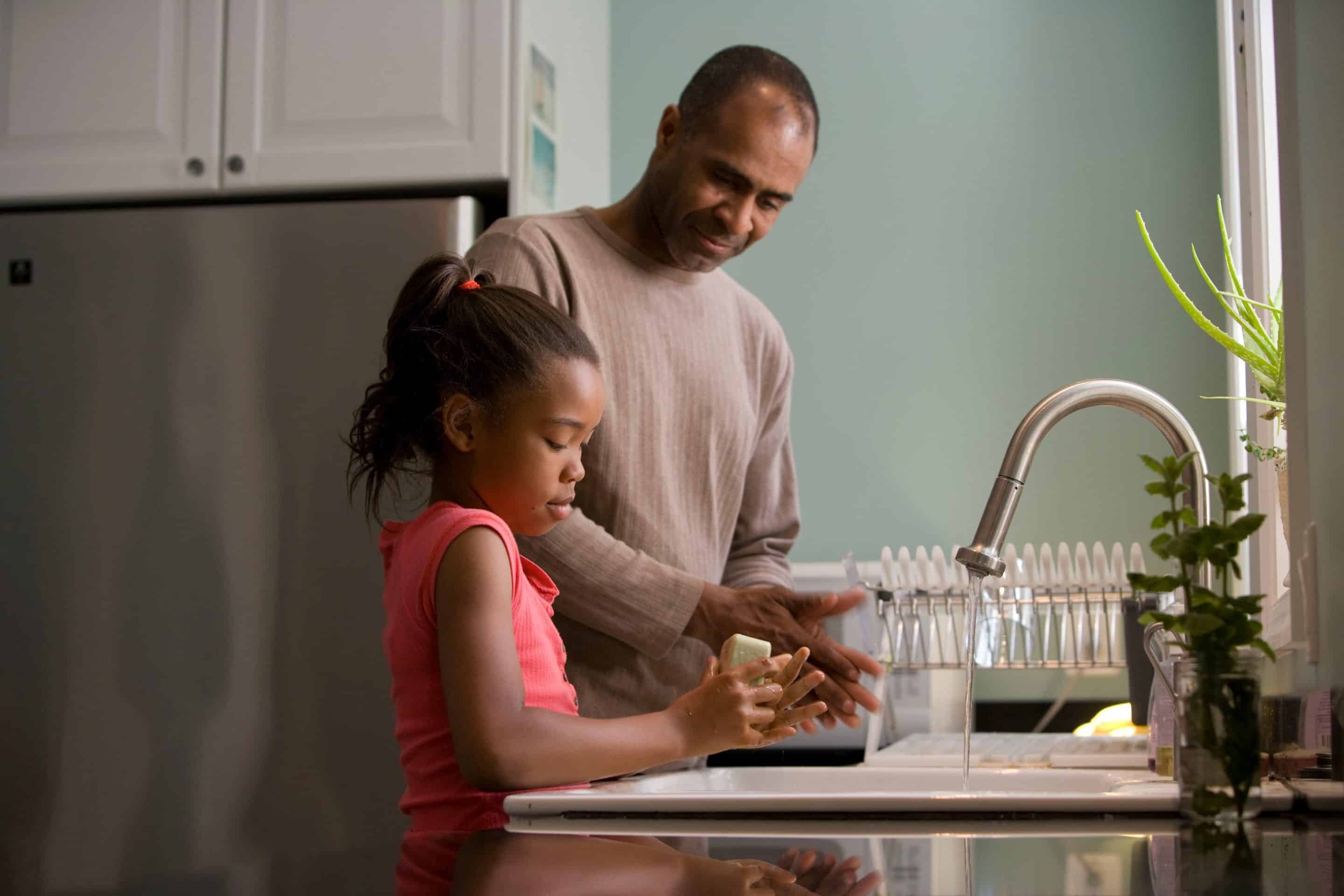 washing-hands Kitchen remodeling