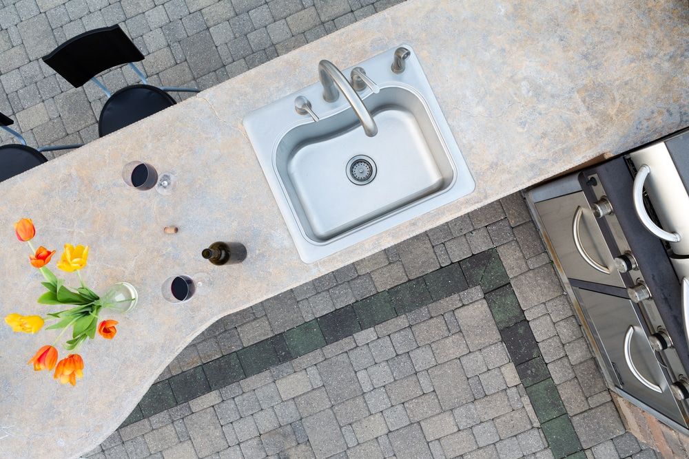 Outdoor Kitchen Counter