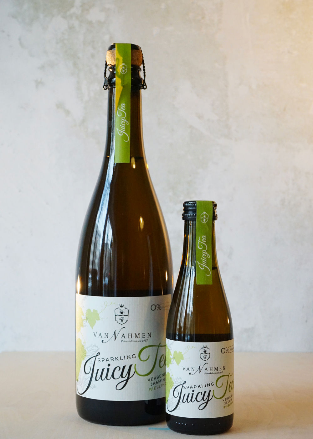 Sparkling Juicy Tea mit Verbene, Jasmin & Riesling