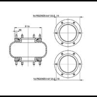 Bellow, air suspension GA275.1.120 - MOLLA PN. T275 TORPRESS 110 CO GION.