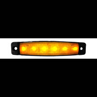  MDSM0087G - LUCE DEM.LAT.ARANCIO CAVO SPEL.6LED12/24V