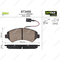 Kit de plaquettes de frein, frein à disque 570161VL - DUCATO/JUMPER/BOXER 2006-> FRONT