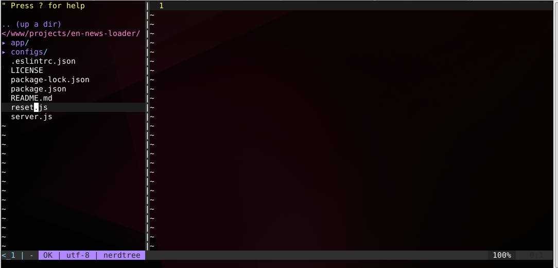 VIM - NERDtree