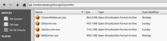 Figure 3 : My .OVA files