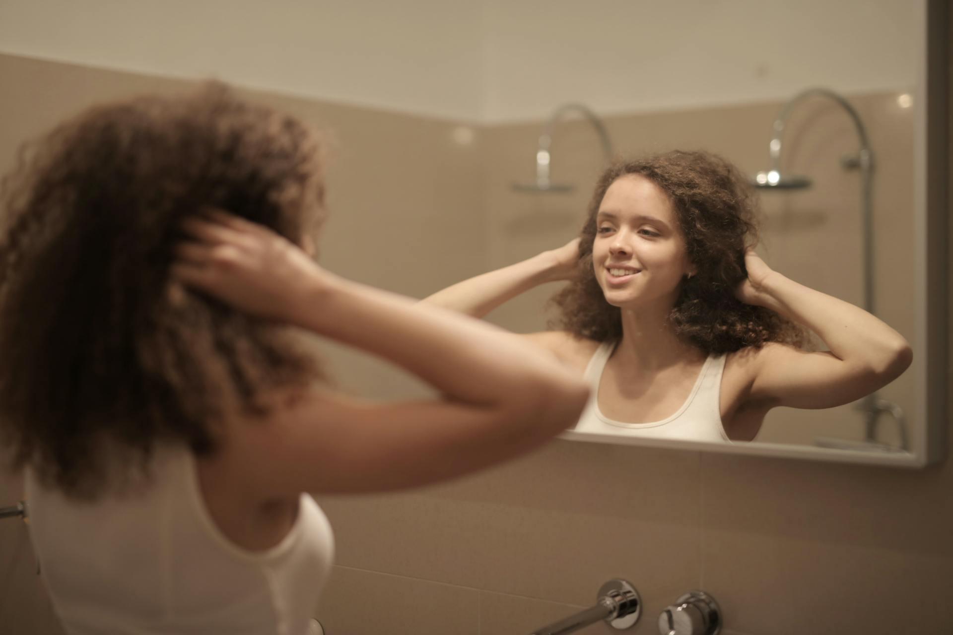 Woman with improved self esteem after counselling
