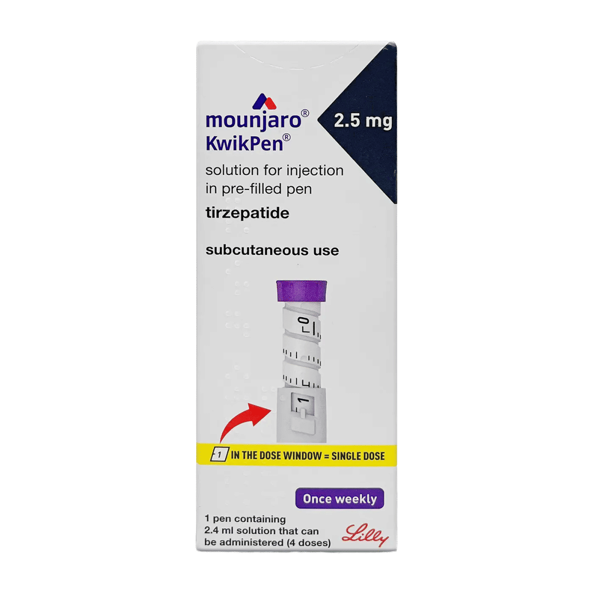 Mounjaro 2.5mg box face thumbnail