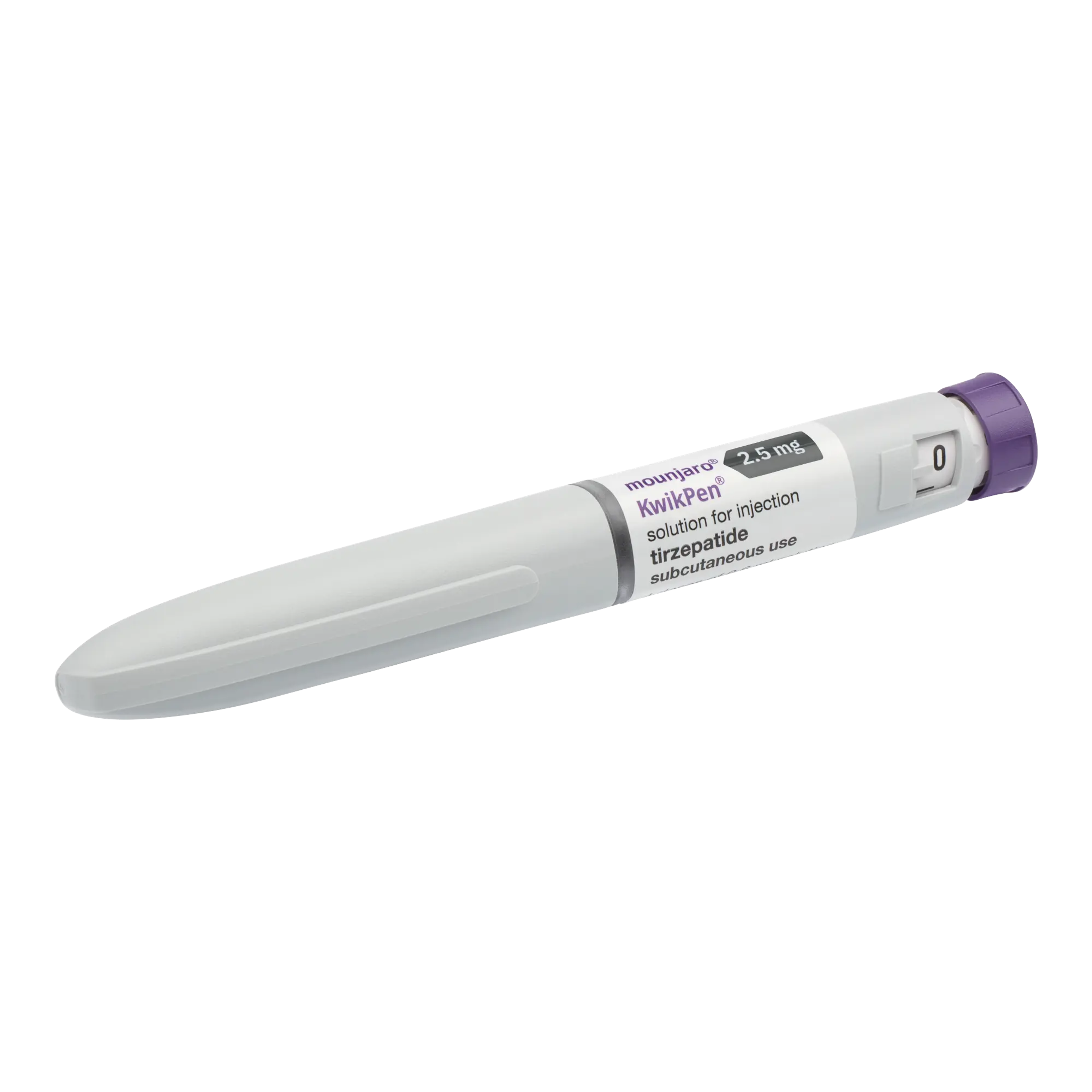 Mounjaro 2.5mg pen tilted