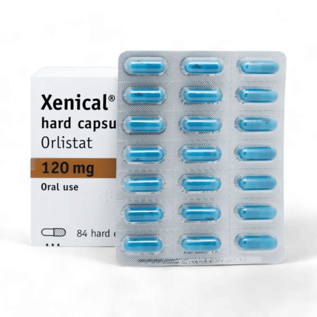 Xenical box open with pills thumbnail