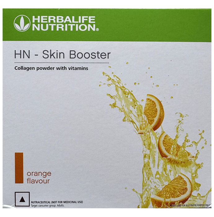 Herbalife Nutrition HN-Skin Booster Collagen Powder with Vitamins (10gm Each) Orange