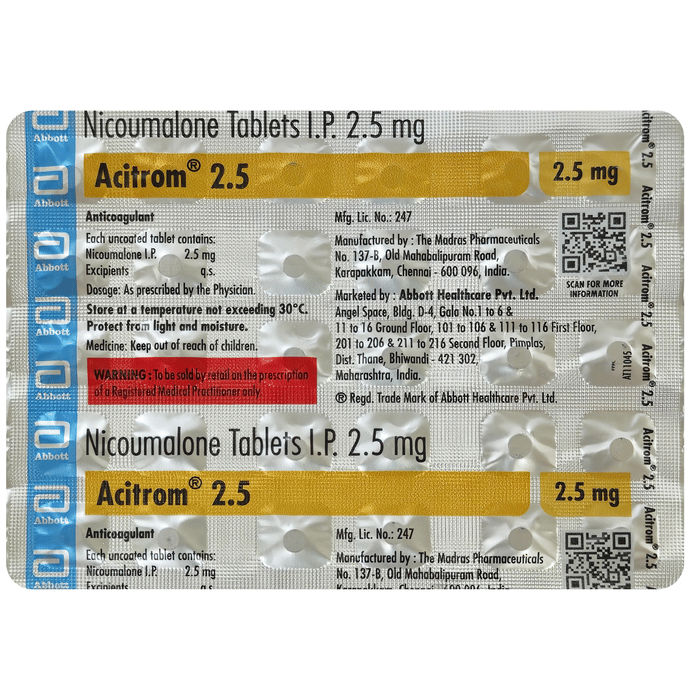 Acitrom 2.5mg Tablet 2