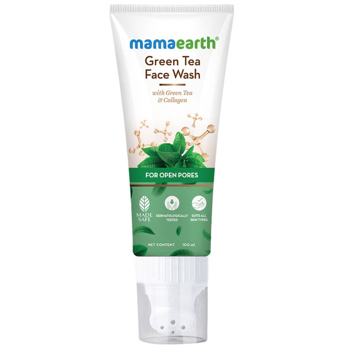 Mamaearth Green Tea Face Wash Green Tea & Collagen