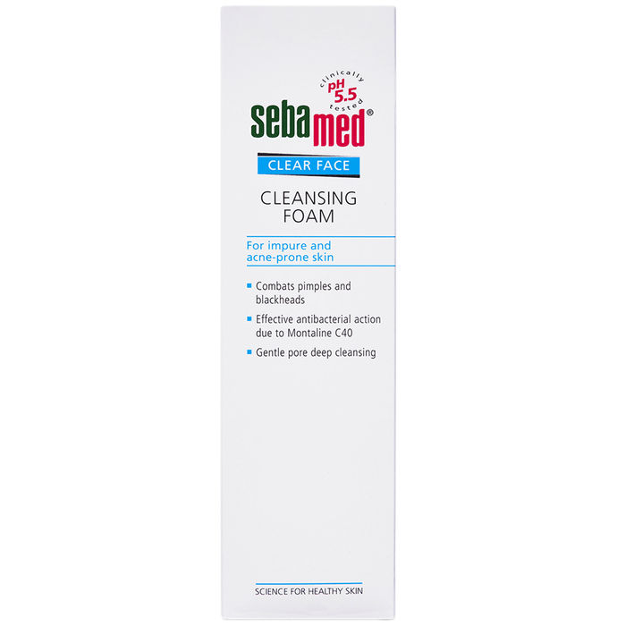 Sebamed Clear Face Cleansing Foam for Impure and Acne-prone Skin | Face Care Product for Pimples & Blackheads