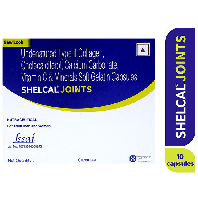 Shelcal Joints Soft Gelatin Capsule | For Bone, Joint & Muscle Care