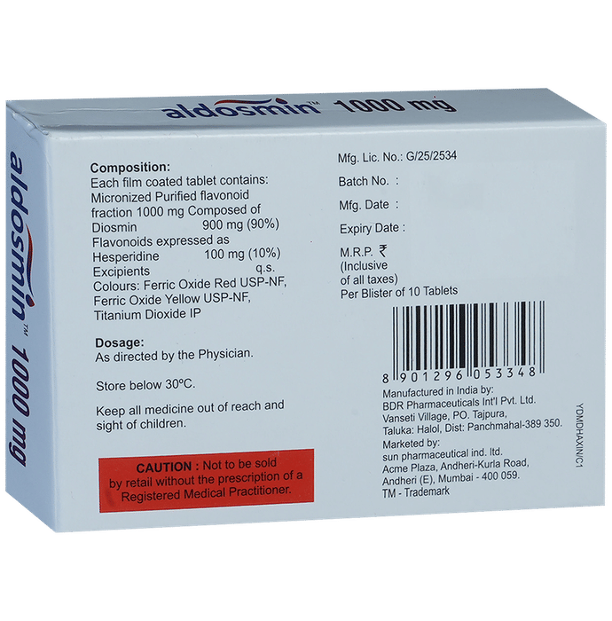 Aldosmin 1000mg Tablet 3