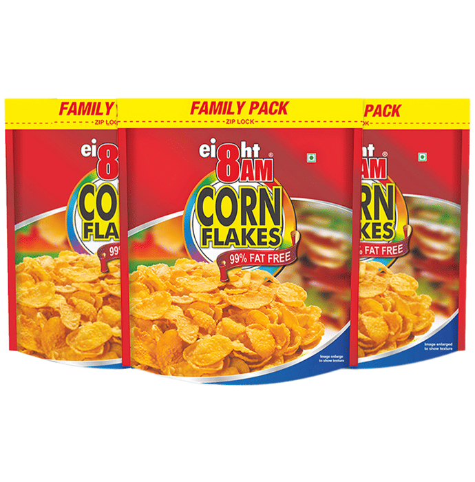 8AM Corn Flakes 99% Fat Free (1kg Each)