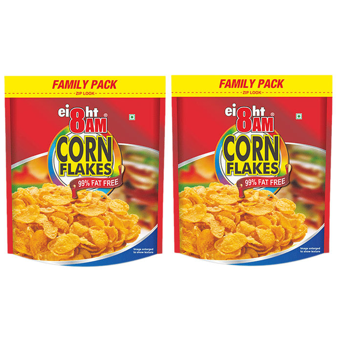 8AM Corn Flakes 99% Fat Free (1kg Each)