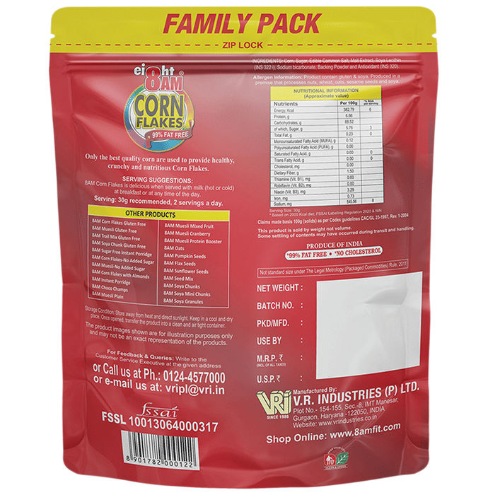 8AM Corn Flakes 99% Fat Free (1kg Each) 2