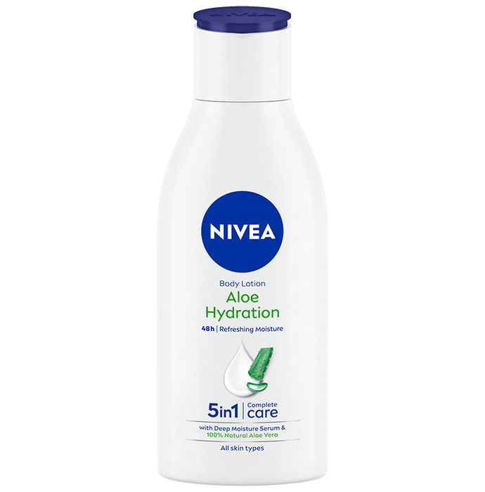 Nivea Aloe Hydration Body Lotion | 5 in 1 Complete Care for All Skin Types