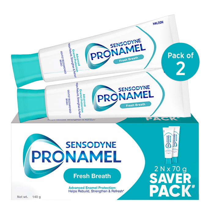 Sensodyne Pronamel Enamel Protection Tooth Paste (70gm Each) Fresh Breath